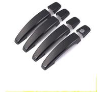 Exterior Door for Chevrolet for Sail for Trax 2015-2020 3 for Chrome Black Car Door Handle Cover Trim Stickers Styling Accessories(Black)