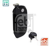 Door handle Right black 175766 FEBI BILSTEIN for VW TRANSPORTER Mk IV Van