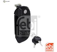 Door handle Right black 175766 FEBI BILSTEIN for VW TRANSPORTER Mk IV Van