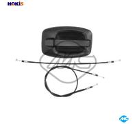 Door handle both sides black 43564 Metalcaucho for FIAT PEUGEOT CITROËN FORD VW