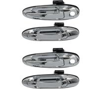 Exterior Door Handle Car Exterior Door Handle for Land for Cruiser LC100 for Lexus LX470 98-07 Front Rear Left and Right Handles(Silver)