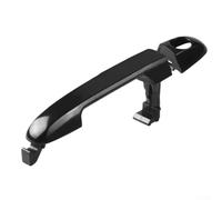 Exterior Door Handle Compatible with For Hyundai I30 FD 2007-2012 and Elantra, Front Rear Outer Latch Replacement for OE 82651-2H000 82661-2H000, Black Plastic(Front Left)