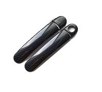 Exterior Door Handle Cover for Seat for Ibiza MK3 6L 2003 2004 2005 2006 2007 2008 2009 Chrome Carbon Fiber Car Door Handle Covers Car Stickers Door Handle Side Outer(Model 6)