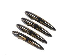 Exterior Door Handle Cover Outer Door Handle Caps Shell Compatible with Mini Cooper one s jcw R60 Countryman (Union Jack Golden, 4pcs R60 Countryman)