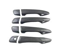 Exterior Door Handle Covers Car Exterior Door Handle Cover Replacement for Lexus ES ES300h ES350 ES250 ES200 GS GS350 GS450h 2012-2017 Trim Covers Sticker Auto Outer Side(Black 5)(Black 6)