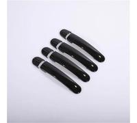 Exterior Door Handle Covers Car Exterior Door Handle Cover Trim Replacement for Seat for Ibiza 2009-2017 Decoration Covers Protection Shell Auto Outer Side(Silver 3)(Black 1)