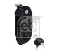 Door handle Right black 175766 FEBI BILSTEIN for VW TRANSPORTER Mk IV Van
