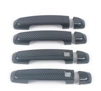 Exterior Door Handle for Great Wall Tank 300 2021, Front Rear Outer Door Handle Covers Trim Exterior Styling Accessories, Carbon Fiber