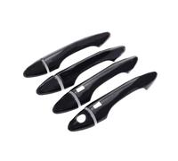 Exterior Door Handle for Hyundai IX35 2009-2017, Front Rear Outer Door Handle Covers Trim Exterior Styling Accessories, Smart Handles-Bright Black