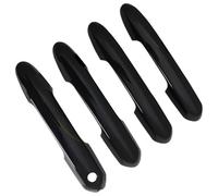 Exterior Door Handle for Toyota RAV4 2019-2025, Front Rear Outer Door Handle Covers Trim Exterior Styling Accessories,Ordinary Handle-Bright Black