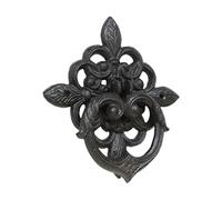 Exterior Door Handle - Retro Decorative Antique Finish | 20x5cm Iron Gate Pull with Smooth, Forged Iron Handle with Weatherproof Coating, Home Hardware Accessory