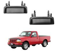 Exterior Door Handle Set, All Metal, Front Outside Left Driver & Right Passenger Side, Compatible with 1998-2011 Ford Ranger, 01-10 Mazda B2300 B3000 B4000 | Replaces# 2L5Z1022404BAA Outer Handle