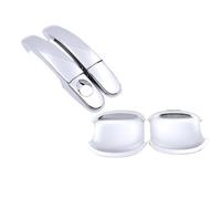 Exterior Door Handles Compatible with Focus MK3 2011 2012 2013 2014 2015 2016 2017 2018 Chrome Door Handle Cover Trim Catch Car Stickers.