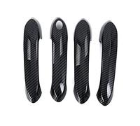 Exterior Door Handles For X3 G01 2018 ABS Carbon Fiber Style Outer Door Handle Trim Cover Frame Decoration Exterior