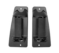 Exterior Door Handles, Metal Lever, Extended Cab Rear Outside Left Driver & Right Passgenger Side, Compatible with 1999-2007 Chevy Silverado, GMC Sierra 1500 2500 3500 | Replace# 15758171, 15758172