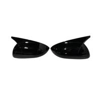 Exterior Door Housing Trim Accessory For Kia For Niro 2016 2017 2018 2019 2020 Car Rearview OX Horn Side Mirror Cover Wing Cap(Gloss Black)
