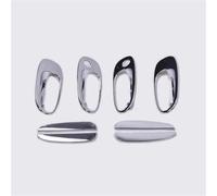 Exterior Door Replacement for Chevrolet for Chevy for Prizm 1993-1997 Chrome Car Door Handle Cover Trim Sticker Overlays