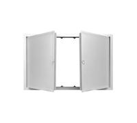Exterior Double Access Panel Door for Wall Concrete, Inspection Plumbing Cover for Shower Toilet Pipe, Revision Hatch Plate, Outdoor Kitchen Door(900X820Mm/36X32.8In)