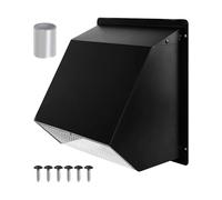 Exterior Dryer Vent Cover - Outer Wall Exhaust Shield, AC Replacement Flap Kit, Weatherproof Airflow Outlet Protection, Durable Solution for Lävered Lid with Easy Mount Design