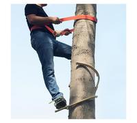 Exterior Foot Buckle Tree Climbing Artifact, Reusable Wooden Pole Climbers Shoes Gear Tools Equipment, with Safety Belt/Foot Strap