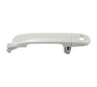 Exterior Handle Kit Compatible with Nissan for Versa 2007 2008 2009-2012 for Tiida 2007-2011 1 Pcs Car Exterior Door Handle Front Left 82640-EL12A 82641-EL12A(White)