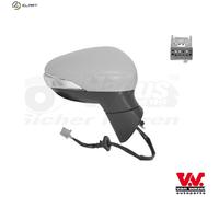 Van Wezel Exterior Mirror 1807806 Right Complete for Ford Fiesta VI