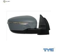 Exterior mirror Right for electric mirror adjustment 324-0181 TYC for NISSAN