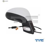 TYC Wing Mirror 326-0085 - Fits Peugeot 207/207+ 1.4L (KFT/KFV)