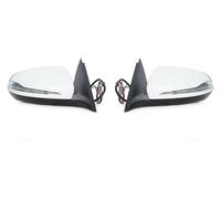 exterior mirror complete For Benz For W205 For C Class For C180 C300 C200 C260 2014 2015 2016 2017 2018 Car Side Power Rear View Mirror Blind Spot Wing Door(1Pair White)