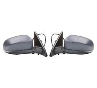 exterior mirror complete For Jeep For Compass 2017 2018 2019 2020 2021 Car Outside Side Rearview Mirror Assembly Auto Electric Folding Heating Turn Signal(1PC 5PIN Left Black)