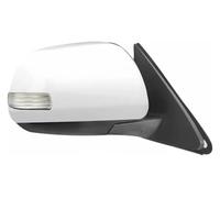 exterior mirror complete For Toyota For Highlander 2009-2013 Car Outside Rearview Mirror Assembly Side LED Turn Signal Electric Folding(11 Wire Right white)