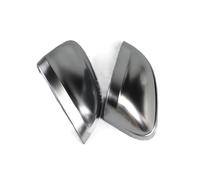 Exterior Mirror For A4 A5 S4 S5 B9 2017-2020 Car Rearview Mirror Cover Side Wing Protect Frame Covers Trim Silver Matte Chrome Shell(Without side assist)