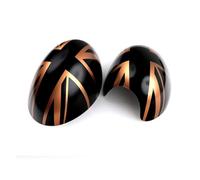 Exterior Mirror For Mini for Cooper S Clubman R55 Countryman Accessories The Black Flag Shell Car Rear View Mirror Covers(8,Automatic folding)