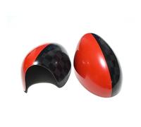 Exterior Mirror For Mini for Cooper S for Hatchback Convertible R50 R52 R53 The Black Flag Rear View Mirror Covers Decoration Car Accessories(JCW,Right Hand Drive)