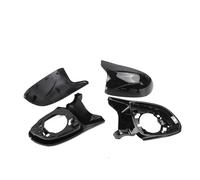 Exterior Mirror Housing For BMW For X3 For IX3 For G01 For G08 For X4 4pcs Carbon Fiber Look Black Rear View Side Mirror Cover Caps Shell Case Mirror Covers Cap(Bright Black)