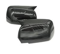 Exterior Mirror Housing For BMW For X5 For E53 1999-2006 Rearview Side Mirror Cover Wing Cap Exterior Door Rear View Case Trim Carbon Fiber ABS Mirror Covers Cap(Carbon)