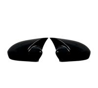 Exterior Mirror Housing For FIAT 500 For 500C 595 For ABARTH 695 Car Accessories Left + Right Side 1 Pair Side Door Rearview Mirror Cover Trims Mirror Covers Cap(Gloss Black)