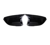 Exterior Mirror Housing For Infiniti For QX30 For Q50 For Q60 For Q70 2014-2021 Black/Carbon Fiber Pattern Cap 1 Pair Rearview Mirror Cover Mirror Covers Cap(1 pair black)