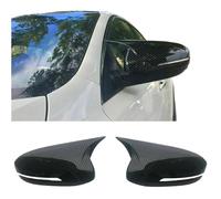 Exterior Mirror Housing For Kia For Optima For K5 Rear View Mirror Housing Ox Horn Cover-Side Mirror Cover 2011-2015 Glossy Black Carbon Fiber Mirror Covers Cap(A)