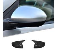 Exterior Mirror Housing For Mazda 2 For Mazda 3 1.6 Side Rearview Mirror Cover Wing Mirror Cap With The Painted Color Mirror Covers Cap(Carbon fiber pattern)