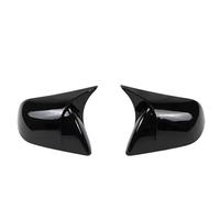 Exterior Mirror Housing For Tesla For Model For Y 3 Exterior Rearview Side Mirror Housing Shell Cap Carbon Fiber Pattern Gloss Black Mirror Cover Side Door Wing Mirror Cover Cap(MY Gloss Black)
