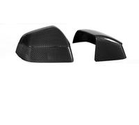 Exterior Mirror Housing For Tesla For Model Y For Launch 2025+ For Juniper Side Door Rearview Mirror Cover Matte Real Carbon Fiber Rear View Mirror Covers Cap(Bright carbon fiber)