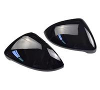 Exterior Mirror Housing For VW For Golf 7 For MK7 7.5 For GTI For Touran Wing Side RearView Mirror Cover Mirror Case Cover Bright Black 2014-2018 Mirror Covers Cap