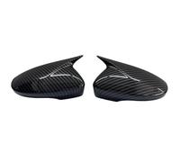 Exterior Mirror Housing For VW For JETTA For MK6 For Passat For B7 For Beetle Add-on Mirror Caps Tools 1Pair Car Side Wing Rearview Mirror Cover Mirror Covers Cap(Carbon Look)