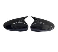 Exterior Mirror Housing For VW For JETTA For MK6 For Passat For B7 For Beetle Add-on Mirror Caps Tools 1Pair Car Side Wing Rearview Mirror Cover Mirror Covers Cap(Glossy Balck)