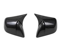 Exterior Mirror Housing Replacement for Tesla For Model 3 For Model Y Rear View Door Wing Side Mirror Cover Caps Shell Case Rearview Cap Carbon Fiber Mirror Covers Cap(M3 Glossy Black)(MY Carbon)