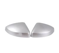 Exterior Mirror Housing Silver Side Wing Mirror Cap Covers Replace Carbon Fiber Look Black For A3 For S3 For 8V For RS3 2013 2014 2015 2016 2018 2017 2019 2020(Silver)