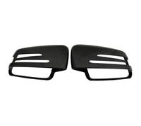 Exterior Mirror Shell Compatible With Benz A Class For W176 2013 2014 2015 2016 2017 2018 Carbon Fiber Pattern Rearview Side Mirror Cover Caps Side Mirror Caps Cover(Black Carbon)