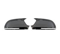 Exterior Mirror Shell Compatible With For A6 S6 4F C6 2008 2009 2010 2011 Car Accessories Side Rear View Mirror Cap Cover Side For Wing Mirror Cover(Black)