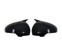 Exterior Mirror shell Compatible With Toyota For Mark X For Reiz 2010 2011 2012 2013 2014 2015 2016 2017 Car Housing Cap Rearview Mirror Cover With Turn Accessories(Bright Black)